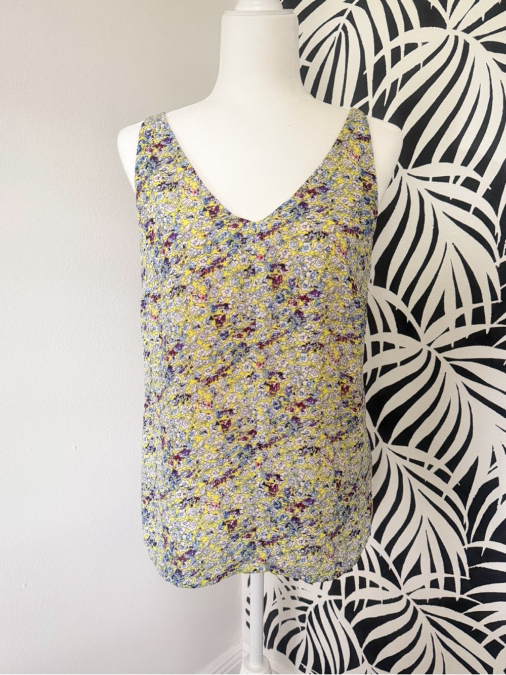CAbi Scatter Print Floral Cami Top